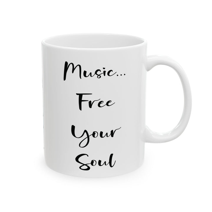 Music Free Your Soul Tree - Ceramic Mug