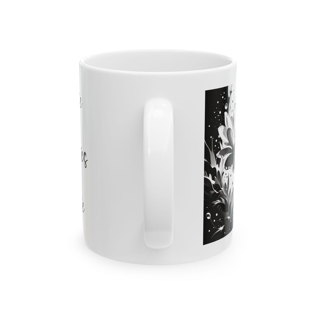 Marigold Flower Ceramic Mug