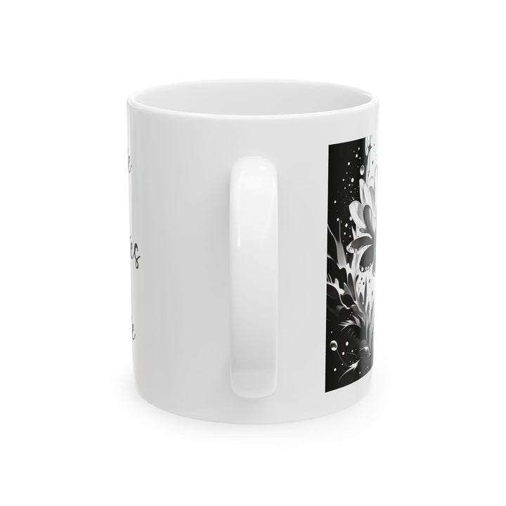 Marigold Flower Ceramic Mug