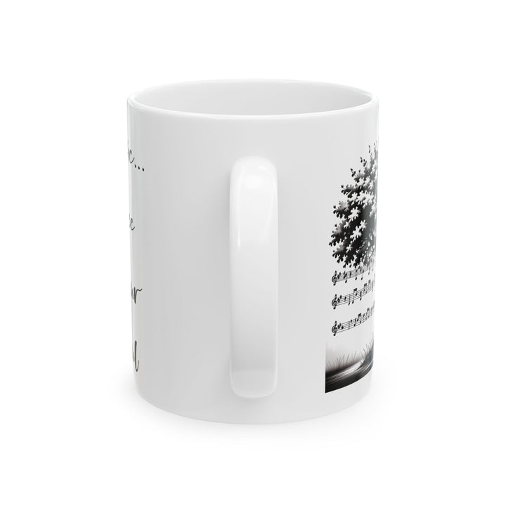 Music Free Your Soul Tree - Ceramic Mug