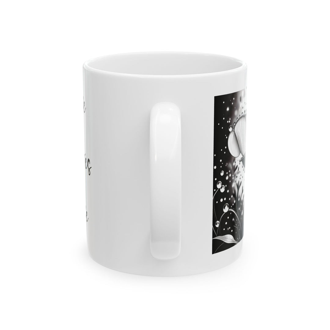Sundew Flower Ceramic Mug