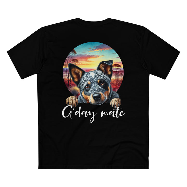 Aussie Blue Heeler T‑Shirt — "G'day Mate" Australian Outback