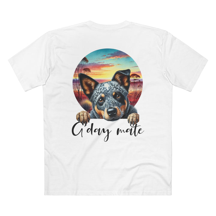 Aussie Blue Heeler T‑Shirt — "G'day Mate" Australian Outback