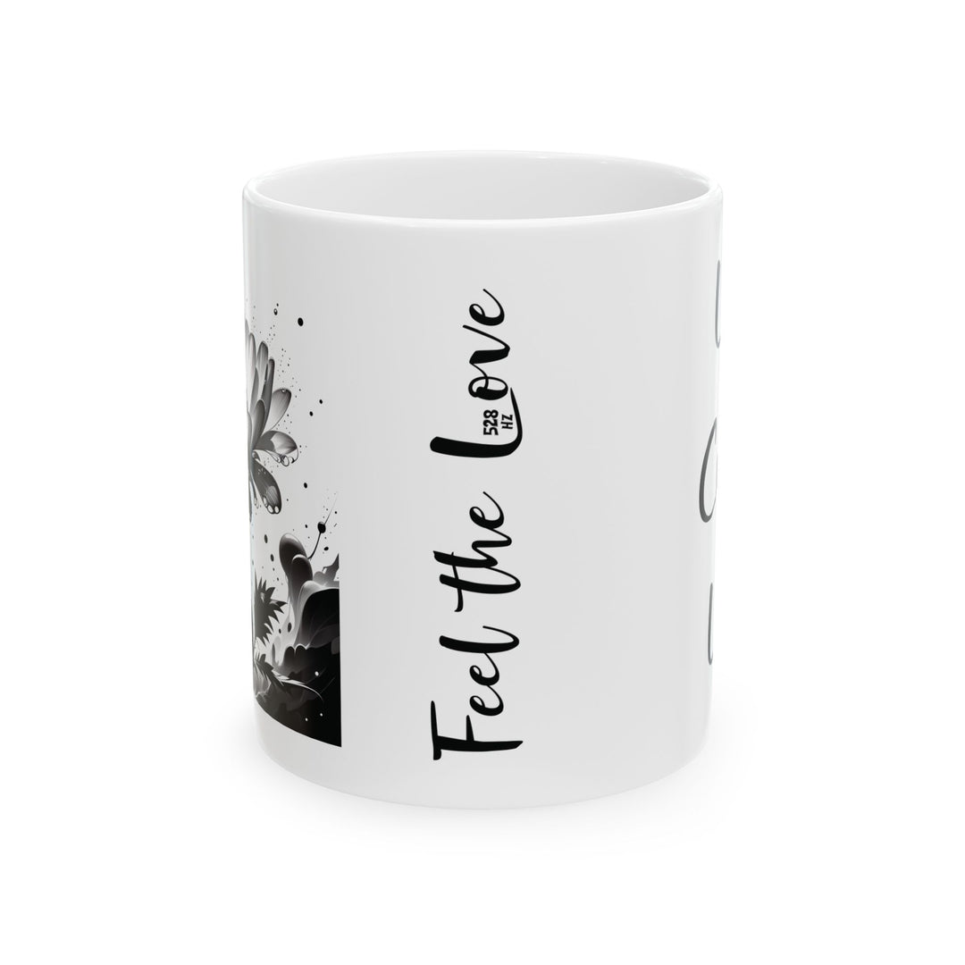 Marigold Flower Ceramic Mug
