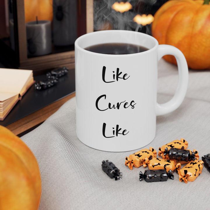 Monkshood Flower Ceramic Mug