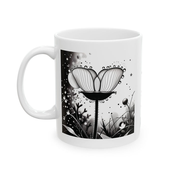 Sundew Flower Ceramic Mug