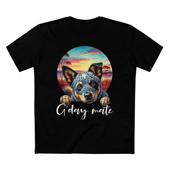 Aussie Blue Heeler T‑Shirt — "G'day Mate" Australian Outback