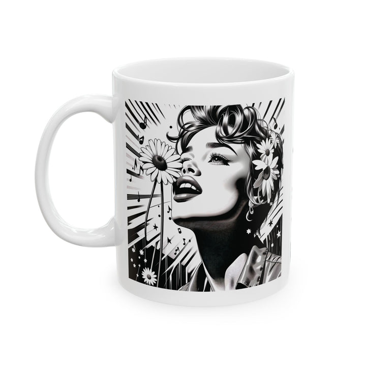 Believe in Your Own Power Female Singer Ceramic Mug