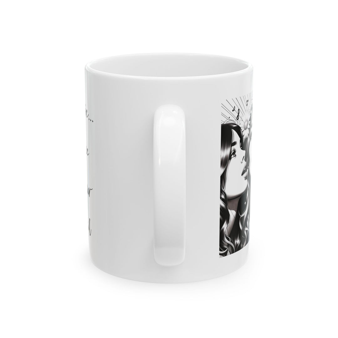 Music Free Your Soul Girls - Ceramic Mug