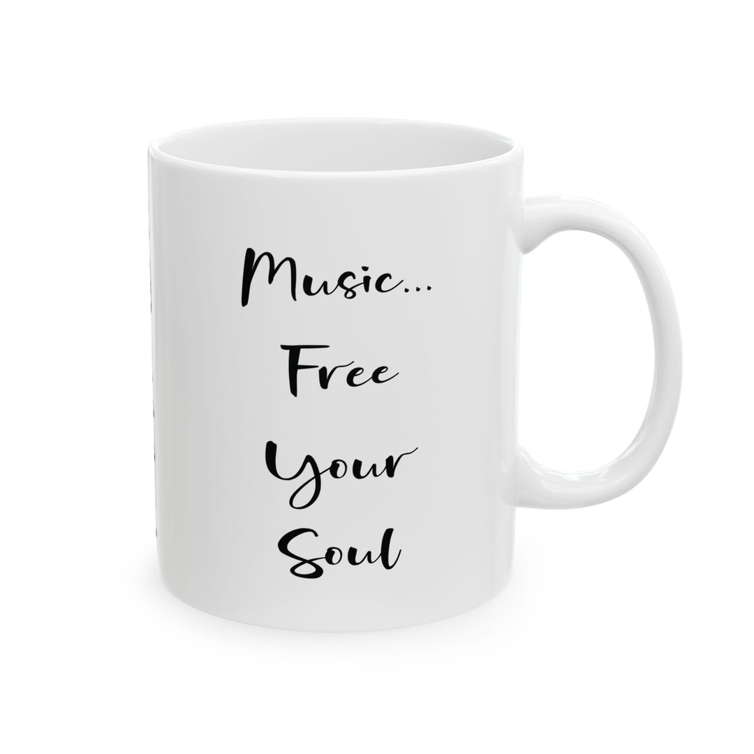 Music Free Your Soul Girls - Ceramic Mug