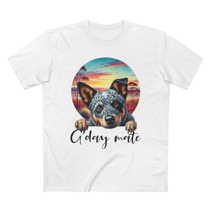 Aussie Blue Heeler T‑Shirt — "G'day Mate" Australian Outback